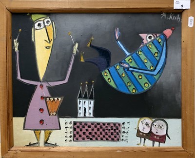 Lot 9 - Andrzej Kuhn (Polish, 20th Century), A...