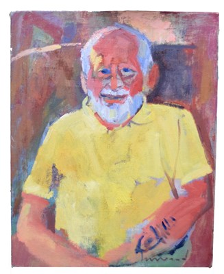 Lot 60 - Derek Inwood, British 20th Century, Portrait...