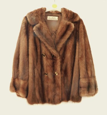 Lot 179 - A lady's brown mink fur jacket by Max Martin,...