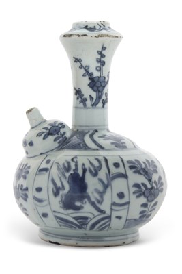 Lot 123 - A Ming style kendi of globular form decorated...
