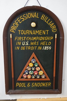 Lot 11 - Contemporary wooden advertising board marked...