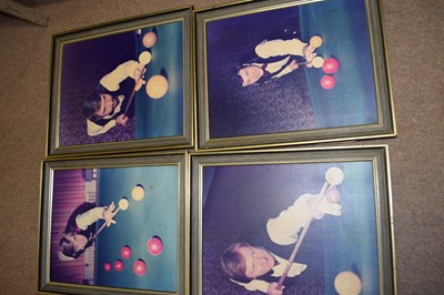 Lot 15 - Set of four photographic prints on canvas of...