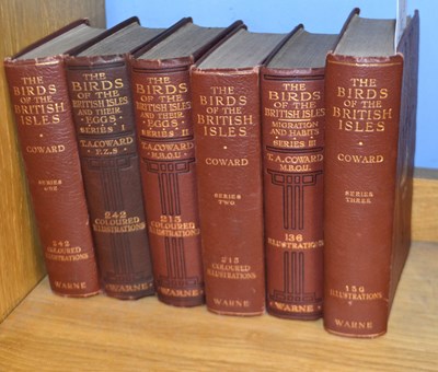 Lot 357 - Coward: Birds of the British Isles Pocket Ed 6 Vols London 1928