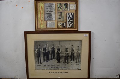 Lot 21 - Reproduction coloured print 'The Leading eight...