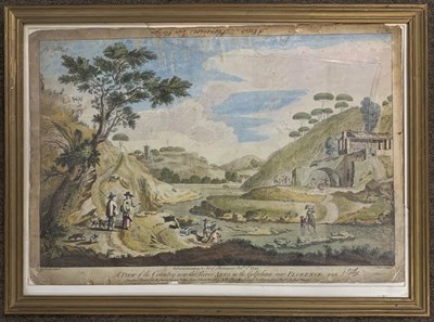 Lot 114 - Giuseppe Zocchi (Italian,1711-1767), 'A View...