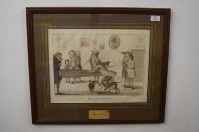 Lot 24 - After Henry William Bunbury, caricature...