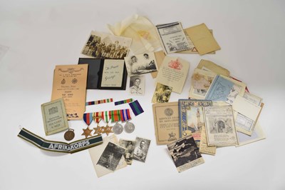 Lot 7 - Second World War British medal group...