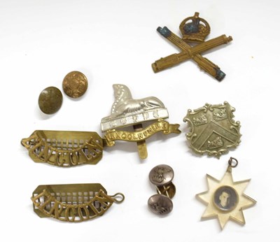 Lot 13 - Small quantity of 20th century cap badges to...