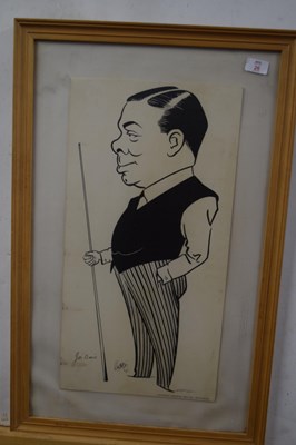Lot 26 - After Heaton, Study of Joe Davis, black and...