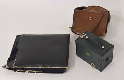 Lot 70 - WWII 1930s-1940s private snapshot photo album...