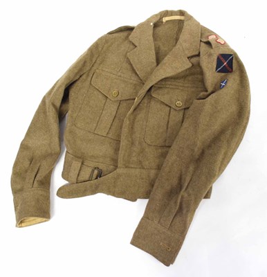 Lot 84 - 1949 pattern battle dress blouse, 1955 dated,...