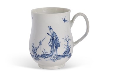 Lot 103 - An early Worcester bell shaped mug c.1756...