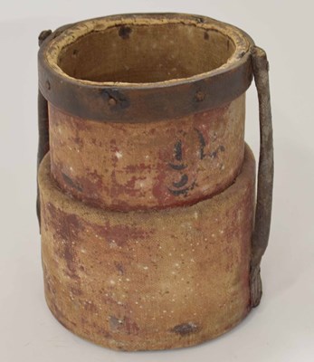 Lot 102 - Late 19th/early 20th century leather and...