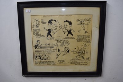 Lot 38 - An original of Sunday Sun cartoon 16th October...