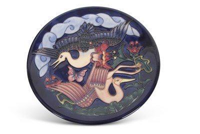Lot 64 - A Moorcroft Kyoto charger with original box