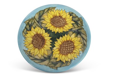 Lot 63 - A Moorcroft "Sunflower" charger