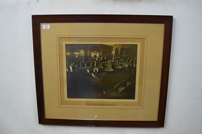 Lot 43 - Black and white photograph showing George Gray...