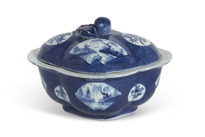 Lot 84 - A rare Bow porcelain tureen and cover c.1765...