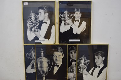 Lot 51 - Stephen Hendry, black and white photographs,...