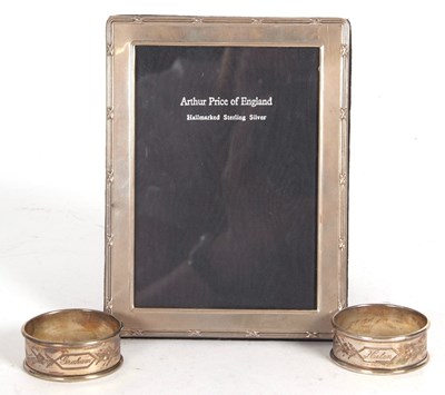 Lot 40 - Mixed Lot: A silver photograph frame of...