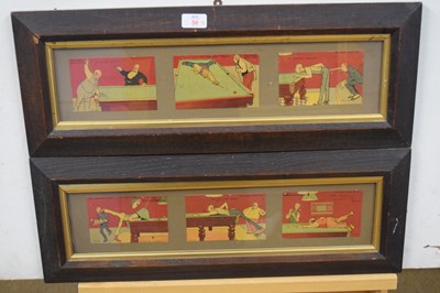 Lot 56 - Tom Browne, two groups of caricatures from...