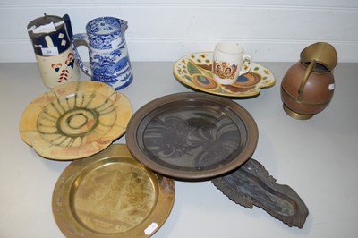 Lot 24 - MIXED LOT: GOUDA DISH, A PRATTS NATIVE SCENERY...