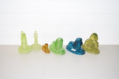 Lot 37 - COLLECTION OF SOWERBY AND OTHER PRESSED GLASS...