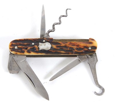 Lot 158 - John Blyde "Genius" multi-bladed (6) pocket...