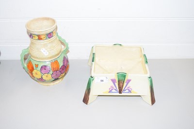 Lot 56 - BURLEIGH WARE ART DECO JUG TOGETHER WITH A...