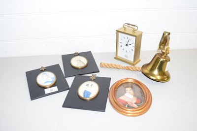 Lot 72 - MIXED LOT COMPRISING THREE MINIATURE PRINTS IN...