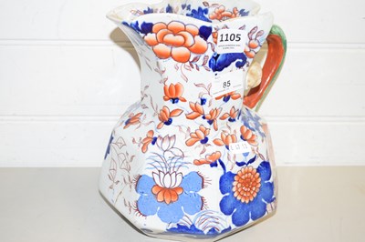 Lot 85 - LARGE MASONS IRONSTONE JUG (A/F)