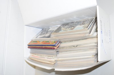 Lot 96 - SHOEBOX CONTAINING MIXED POSTCARDS