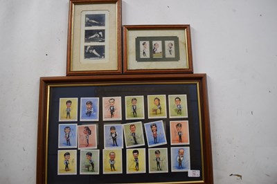 Lot 70 - Framed set of Embassy & Regal Snooker...