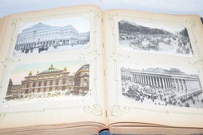 Lot 123 - ALBUM OF POSTCARDS, PRINCIPALLY FRENCH, EARLY...