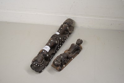 Lot 137 - ETHNOGRAPHICA/TRIBAL INTEREST: TWO HARDWOOD...