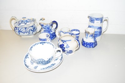Lot 179 - MIXED LOT VARIOUS BLUE AND WHITE CHINA WARES...