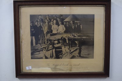 Lot 78 - South African/Boer War interest - a black and...
