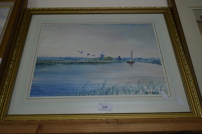 Lot 229 - MARK VAN HAGEN, HALVERGATE MARSHES NEAR BERNEY...