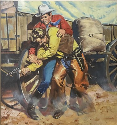 Lot 6 - Jordi Penalva (born 1927) - Gouache - Buck...