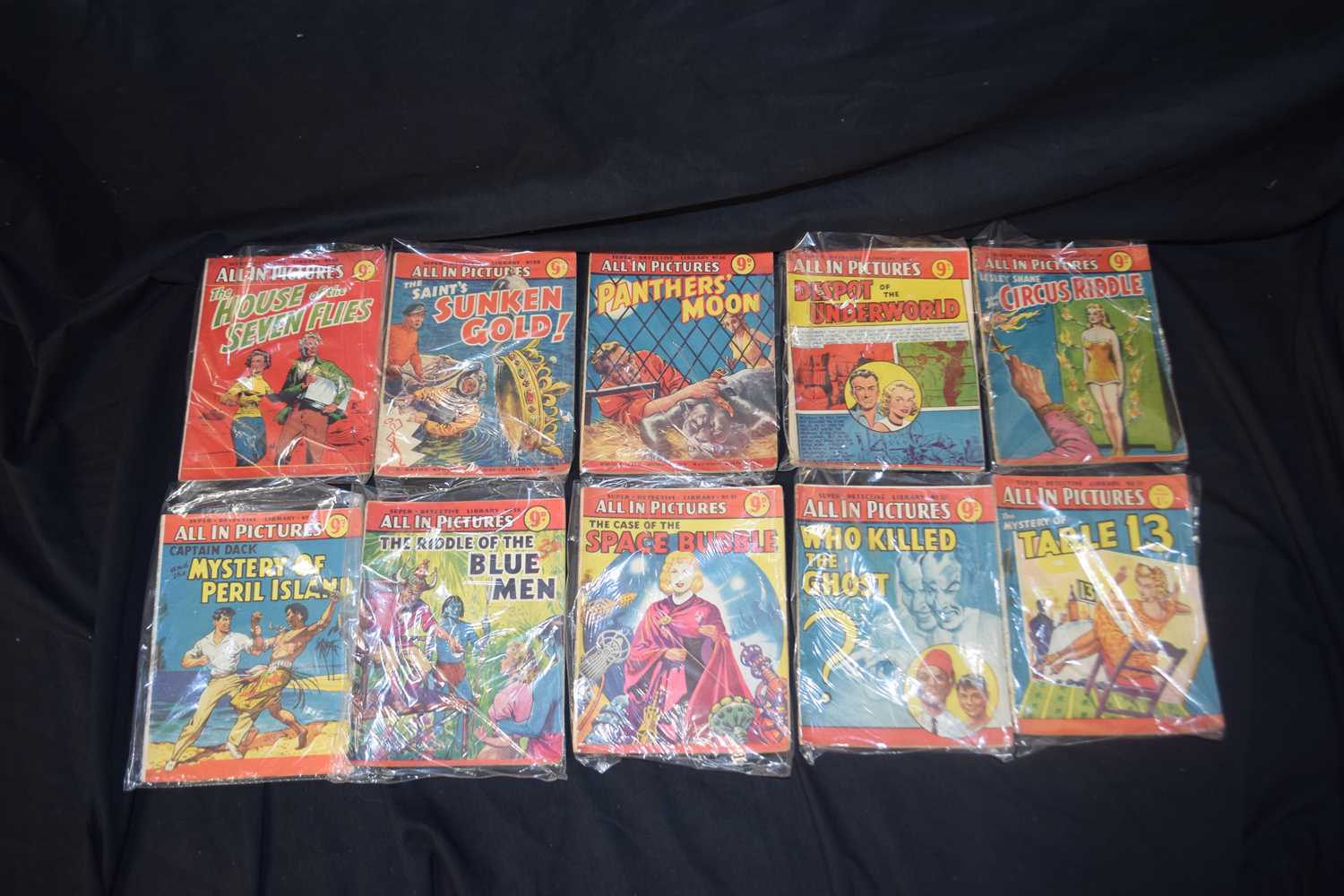 Lot 23 - Super Detective Library No 51-60