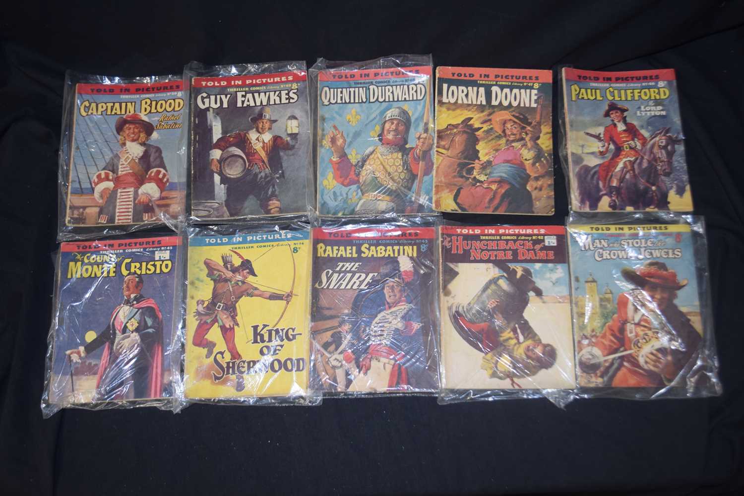 Lot 41 - Thriller Comics No 41-50