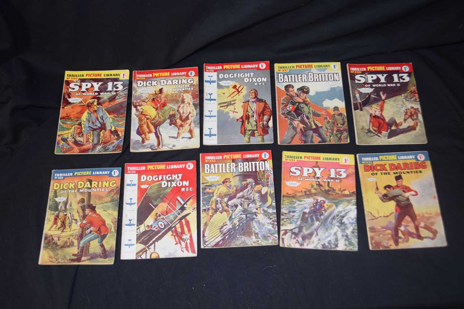Lot 67 - Thriller Comics No 331-340