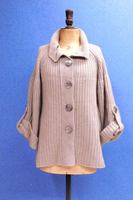 Lot 119 - A grey wool cardigan by Cameron Taylor of...
