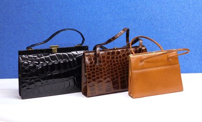 Lot 232 - Three mid 20th Century lady's handbags to...
