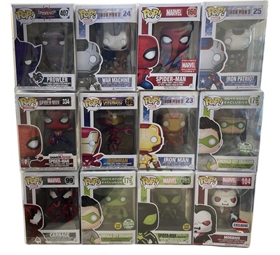 Lot 460 - A collection of Marvel Funko Pop! vinyl...