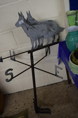 Lot 250 - 20TH CENTURY IRON WEATHER VANE DECORATED WITH...