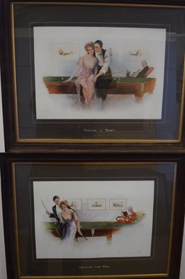 Lot 89 - After Hal Hurst, a set of four coloured prints...