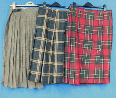 Lot 77 - Three kilts, one by Glendonald of Scotland...