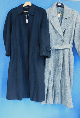 Lot 287 - A gentleman's black wool coat by Salco...