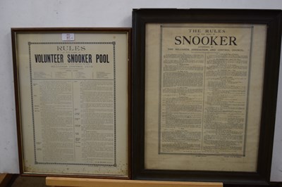 Lot 97 - Mixed Lot - The Rules of the game of Voluteer...
